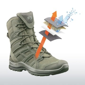 Haix Black Eagle Athletic 2.0 V High Goretex Sage Yeşil Askeri Taktik Bot