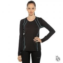 Take Off DryFit Siyah Uzun Kol Profesyonel Bayan Sporcu Tişört