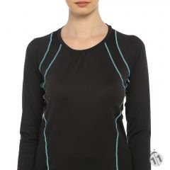 Take Off DryFit Siyah Uzun Kol Profesyonel Bayan Sporcu Tişört