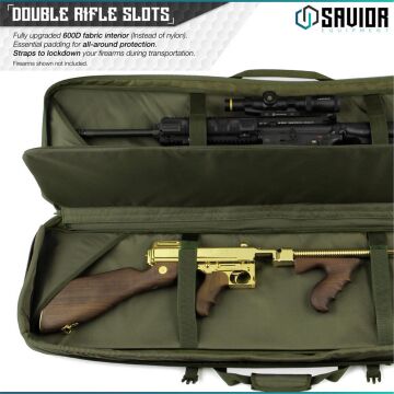 SAVIOR URBAN WARFARE Çift Kapasiteli Tüfek Çantası 51'' (K.Yeşil)