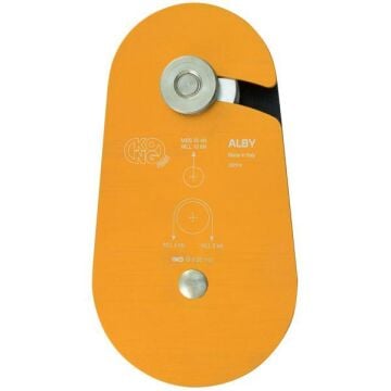 KONG Alby 50KN 26mm Halatlara Kadar Kullanılan Arborist Ağır Hizmet Makarası 83900ON00KK