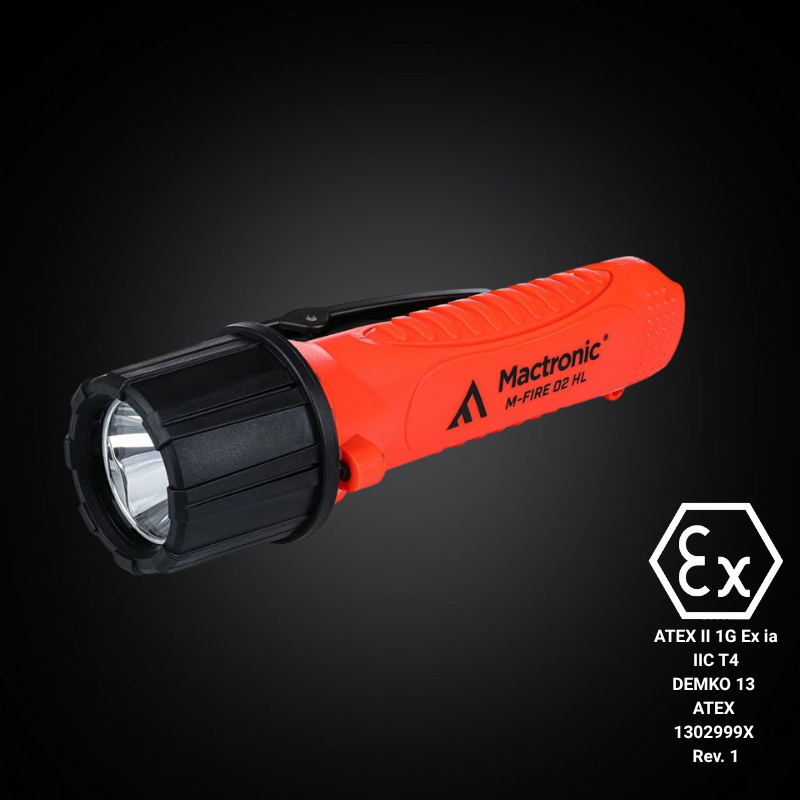 MACTRONIC M-FIRE 02 HL Atex El Feneri,  290 LÜMEN