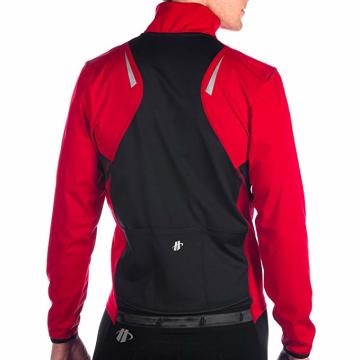 Hincapie Rüzgar Geçirmez Kırmızı Bisikletçi Ceketi