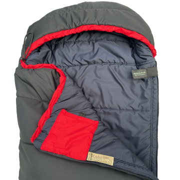 Bushlove Yeti -15C XL Geniş Uyku Tulumu Siyah