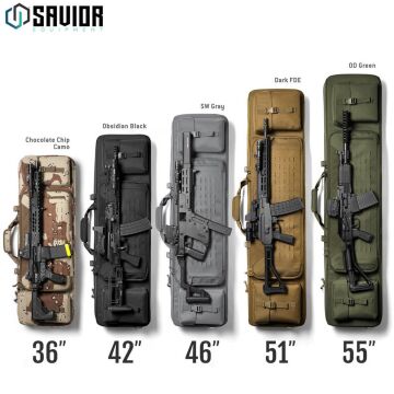 SAVIOR URBAN WARFARE Çift Kapasiteli Tüfek Çantası 42'' (Kamuflaj)