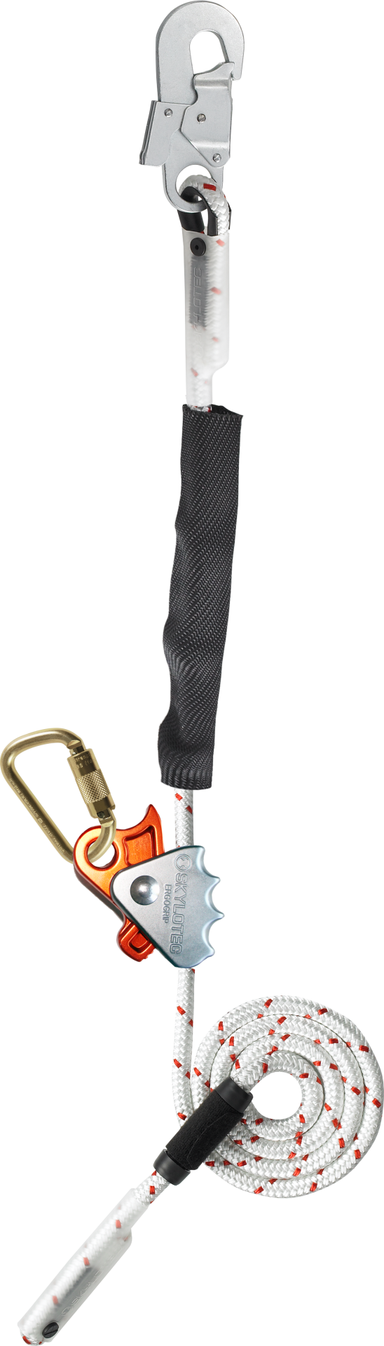 Skylotec Ergogrip SK12 S Kırmızı Beyaz Konumlandırma Halatı EN 358