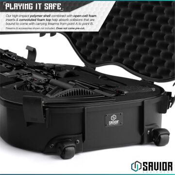 SAVIOR ULTIMATE GUITAR Tekli Tüfek Çantası (Siyah)