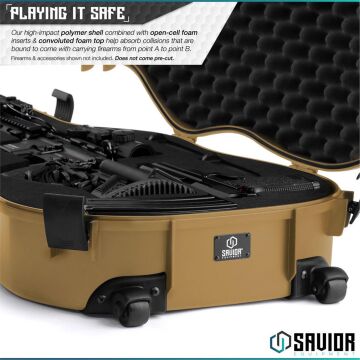 SAVIOR ULTIMATE GUITAR Tekli Tüfek Çantası (Toprak)