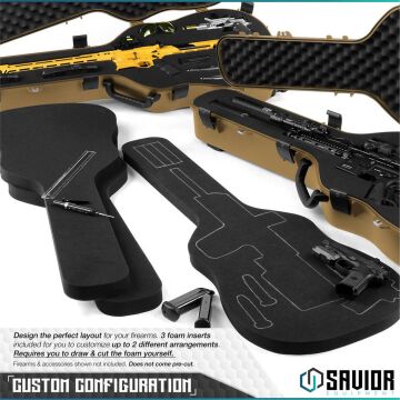 SAVIOR ULTIMATE GUITAR Tekli Tüfek Çantası (Toprak)