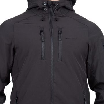 Alpinist Peak Softshell Erkek Outdoor Mont Siyah
