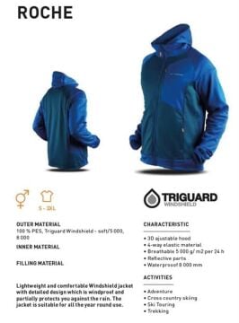 Trimm Roche Ceket - Erkek/Unisex, Yeşil/Mavi