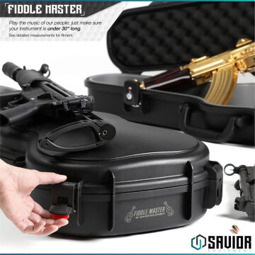 SAVIOR FIDDLE MASTER Tekli Tüfek Çantası (Siyah)
