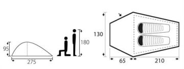 Trimm Himlite-DSL 2 Kişilik 5 Mevsim Ultralight Çadır