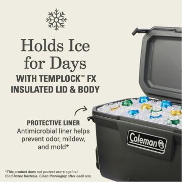 Coleman Convoy Wheeled 100 QT Tekerlekli Soğutucu Buzluk 94.6 Lt
