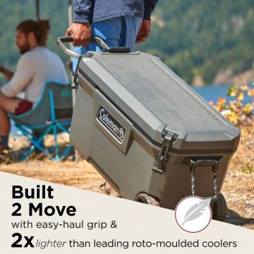 Coleman Convoy Wheeled 100 QT Tekerlekli Soğutucu Buzluk 94.6 Lt