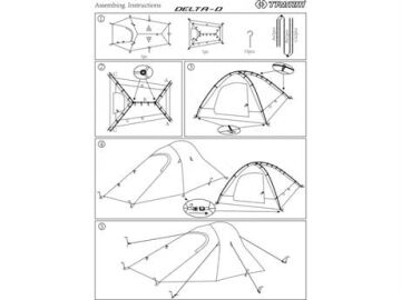 Trimm Delta-D 2 Kişilik 4 Mevsim Ultralight Çadır