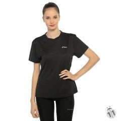 Asics DuoTech Performans DryActive Bayan Black Kısa Kollu Sporcu Body