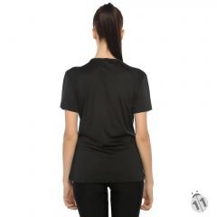 Asics DuoTech Performans DryActive Bayan Black Kısa Kollu Sporcu Body