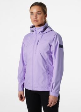 Helly Hansen W Crew Hooded Midlayer Jacket Kadın Ceket Heather Lila