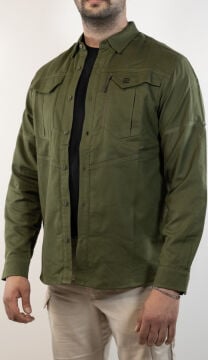 Bushlove Four Season Tactical Taktik Gömlek Green Yeşil