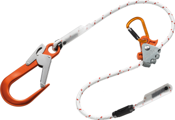 Skylotec Ergogrip SK12 FS90 PassO Tri 2 Metre Kırmızı Beyaz Konumlandırma Halatı EN 358