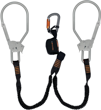 Skylotec Nanolink Flex Y Fs92 Konnektörlü Şok Emicili Çift Kollu Lanyard EN 355