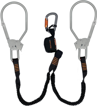 Skylotec Nanolink Flex Y Fs92 Konnektörlü Şok Emicili Çift Kollu Lanyard EN 355