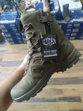 Haix Black Eagle Athletic 2.0 V High Sidezipper Fermuarlı Sage Yeşil Askeri Taktik Bot 330084