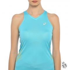Asics DuoTech Performans DryActive Bayan Açık Açık Mavi Desenli Sporcu Body