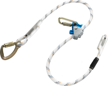 Skylotec Ergogrip SK16 Kobra Tri Steel D Tri Mavi Turuncu Siyah Beyaz Konumlandırma Halatı EN 358