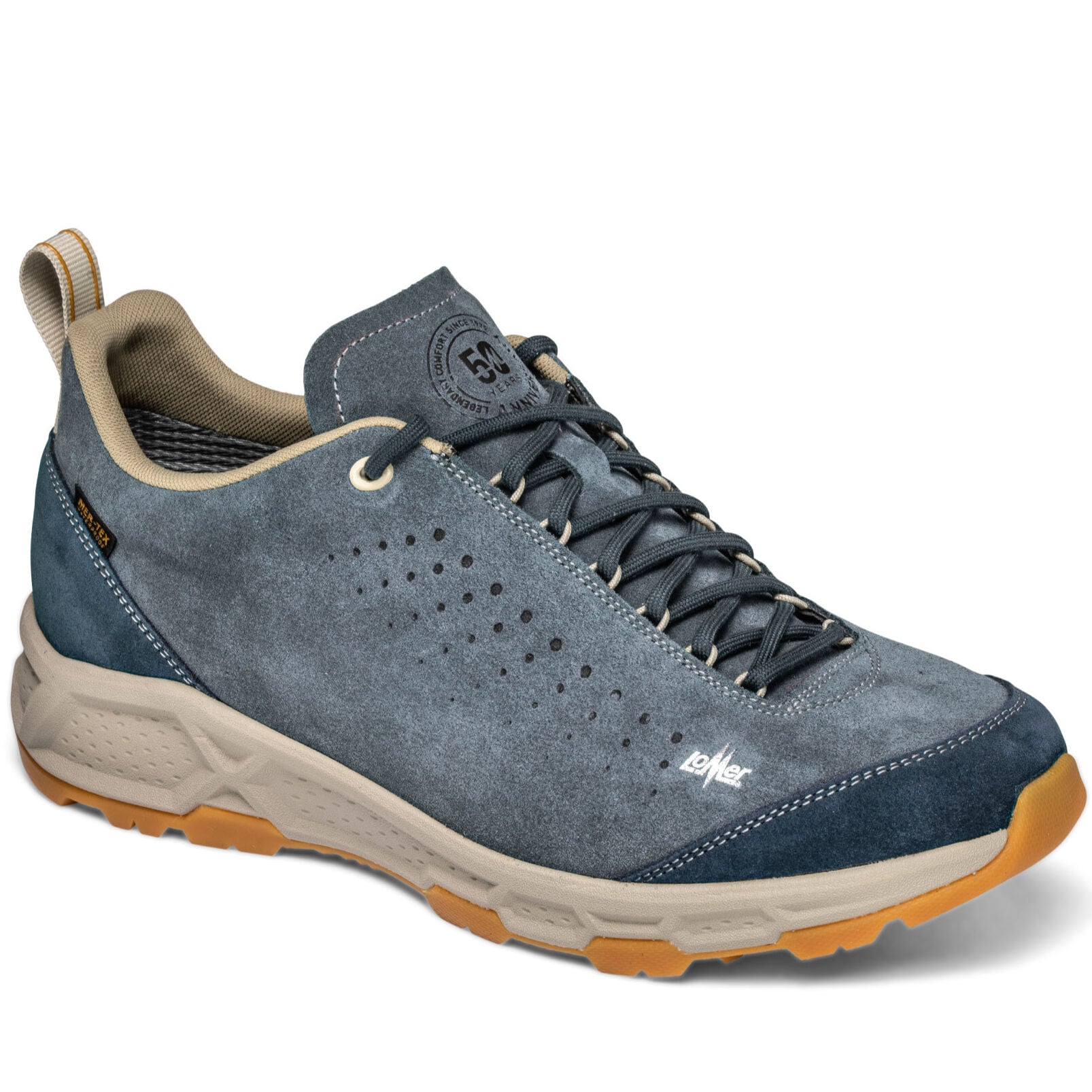 Lomer Italy Levico MTX Waterproof Vibram Taban Deri Erkek Ayakkabı Brain/Deep