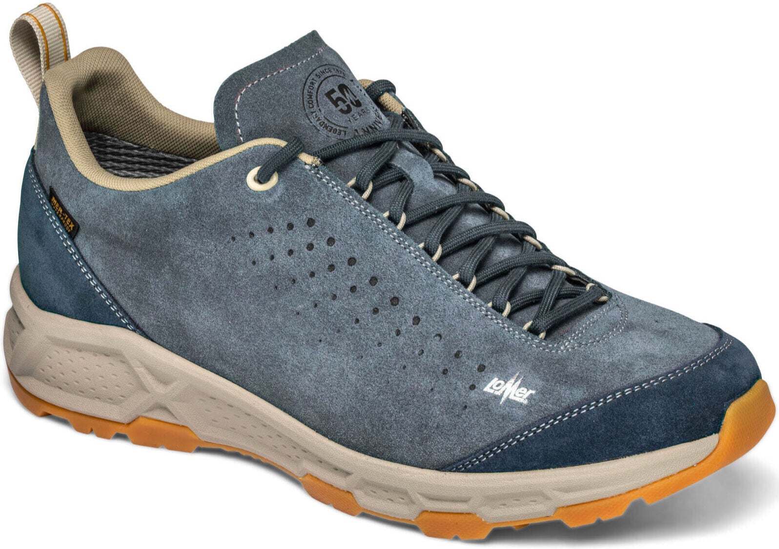 Lomer Italy Levico MTX Waterproof Vibram Taban Deri Erkek Ayakkabı Brain/Deep