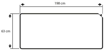 Trimm Lancer Şişme Mat - Mavi