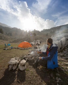 Nurgaz Campout Emaye Büyük Kamp Tenceresi NG200-B