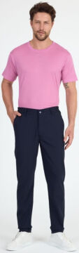 Woolona %100 Merinos Yünü Erkek T-Shirt Pembe