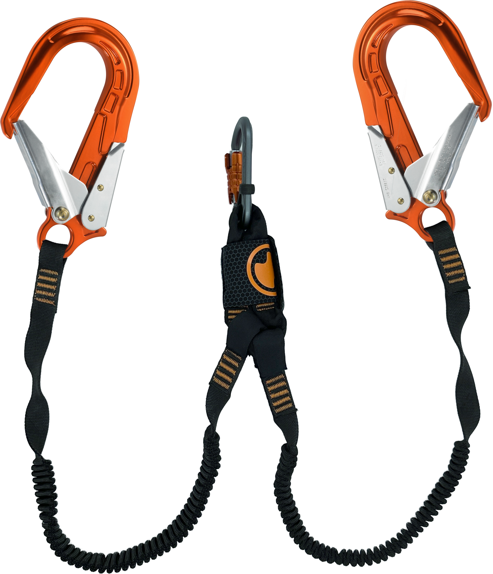Skylotec Nanolink Flex Y Fs64 Alu Konnektörlü Şok Emicili Çift Kollu Lanyard EN 355 ANSI Z359 13
