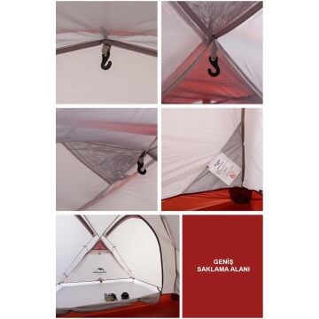 Naturehike Hiby Stan Ultralight One Big Bedroom 2-3 Kişilik Kamp Çadırı