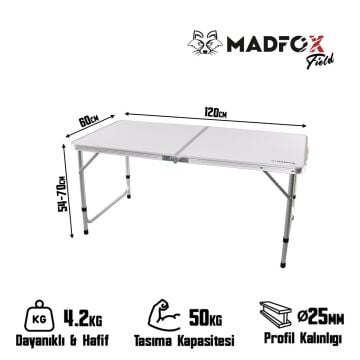 Madfox Field Katlanır Kamp Masası
