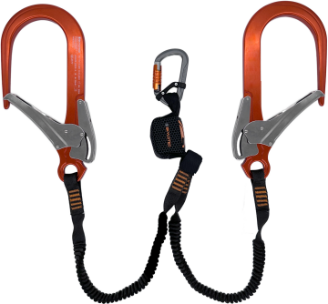 Skylotec Nanolink Flex Y Fs110 Konnektörlü Şok Emicili Çift Kollu Lanyard EN 355