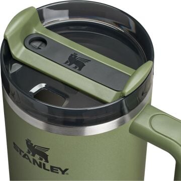 Stanley Quencher Pipetli Termos Bardak 1.18 Lt Haki