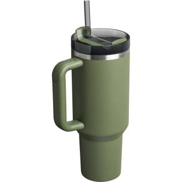 Stanley Quencher Pipetli Termos Bardak 1.18 Lt Haki