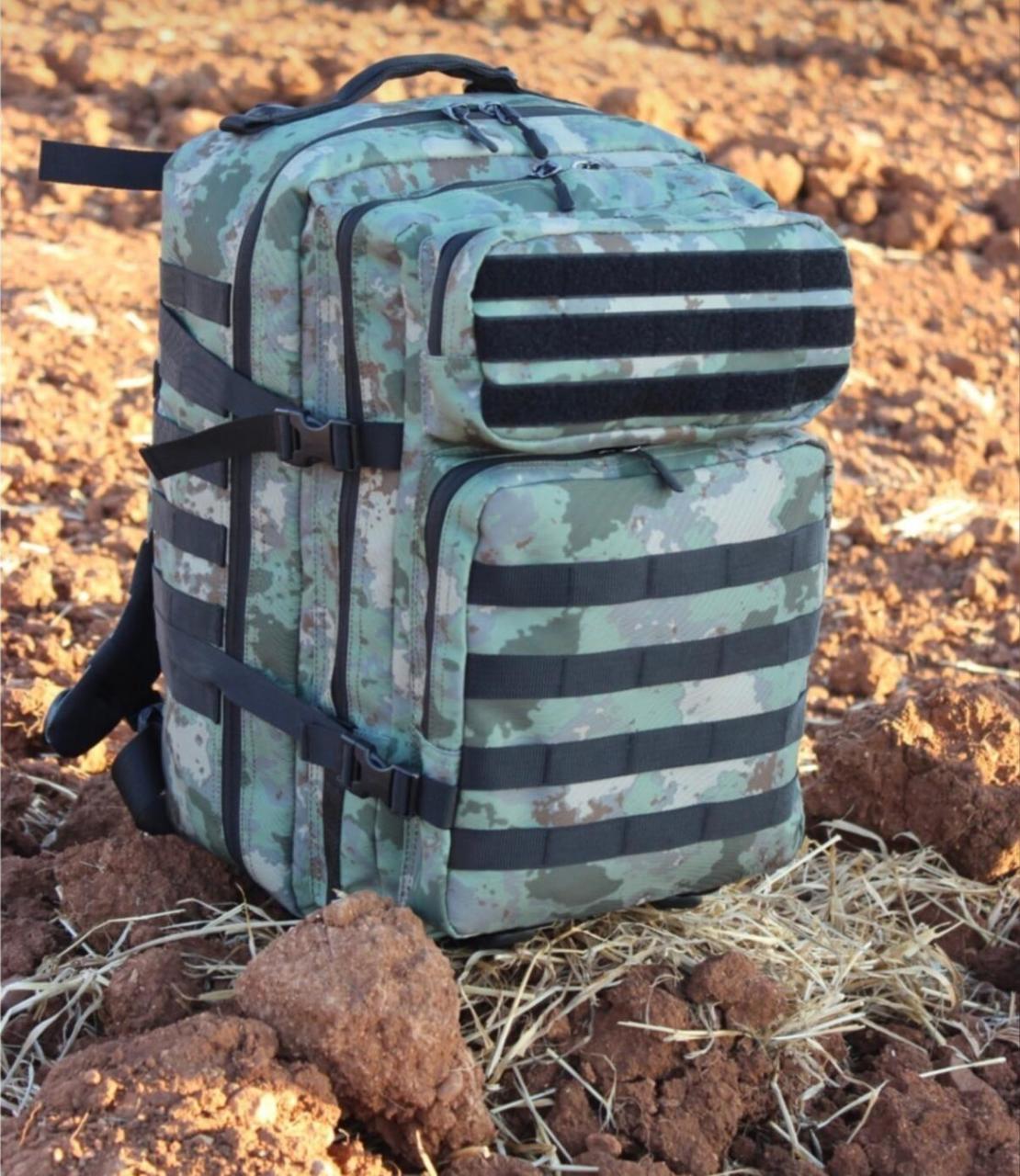 BushCraft Combat V2 Kamuflaj Taktik Çanta 50LT