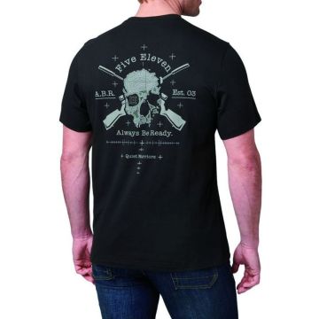 5.11 Quiet Warrior Ss Kısa Kol Siyah Tişört