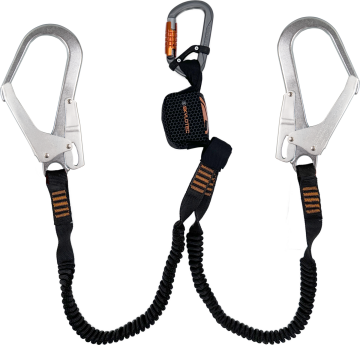 Skylotec Nanolink Flex Y Fs90 St Konnektörlü Şok Emicili Çift Kollu Lanyard EN 355