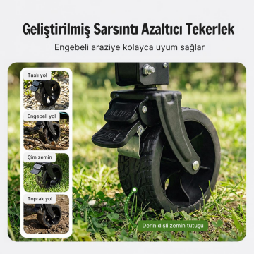 KingCamp CUBE S5 I Çok Amaçlı 90 L Katlanır Vagon Araba