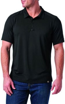 5.11 Paramount Crest Polo Kısa Kol Siyah Tişört