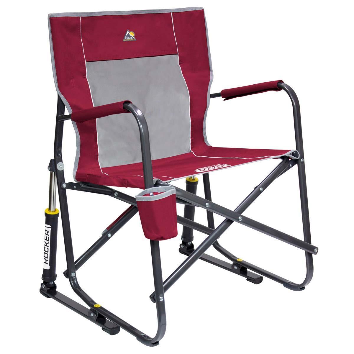 GCI Outdoor Freestyle Amortisörlü Katlanır Kamp Sandalyesi Bordo MZ