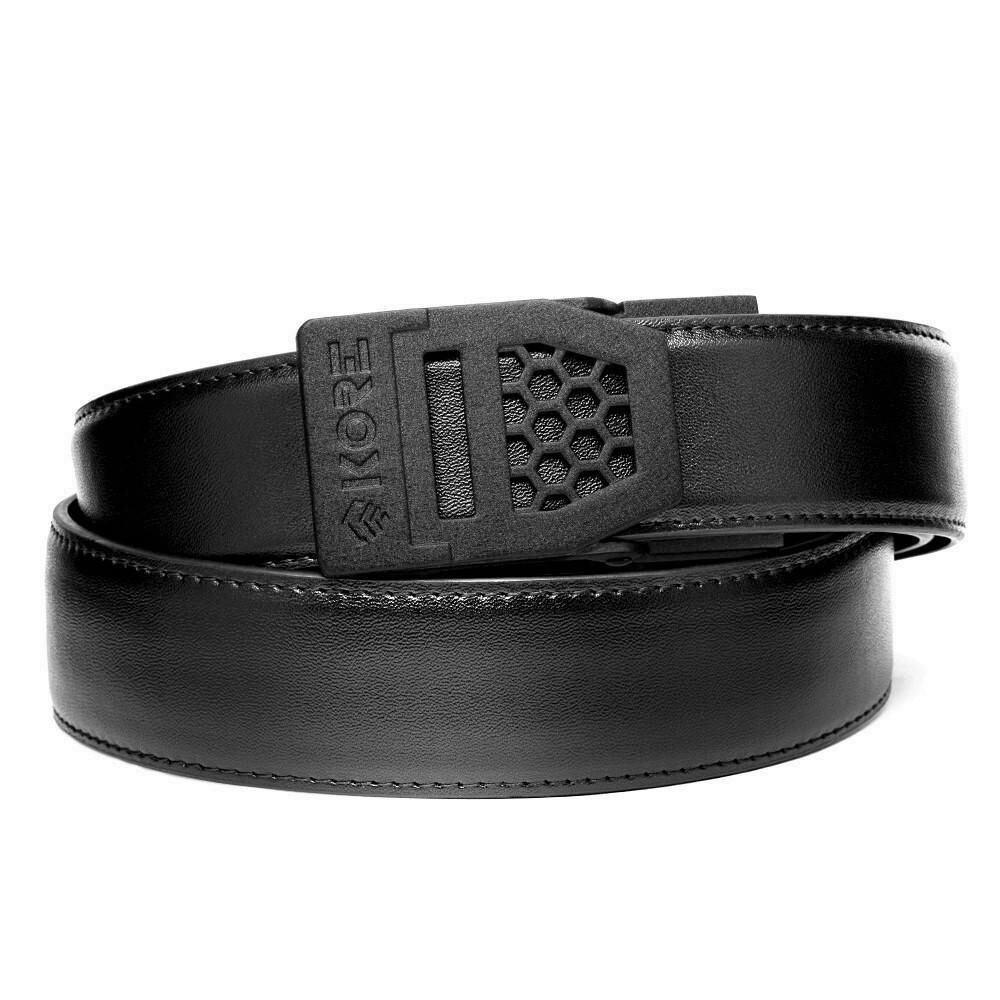 KORE 1.5'' Deri X6 Taktik Kemer [Siyah Toka]