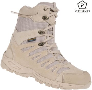 Pentagon Achilles 8'' Hi XTR Hydroguard Taktik Askeri Erkek Bot Desert