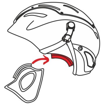 KONG KOSMOS EAR PROTECTION Beyaz Kask Kulak Koruyucu